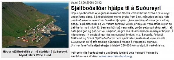 BB.is: Sjálfboðaliðar hjálpa til á Suðureyri