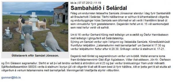 BB.is - Sambahátíð í Selárdal