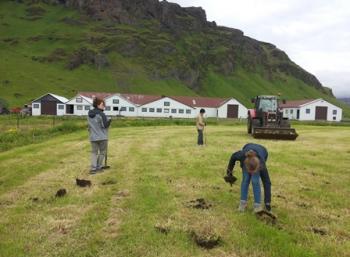 Outdoor Work Beneath The Glacier