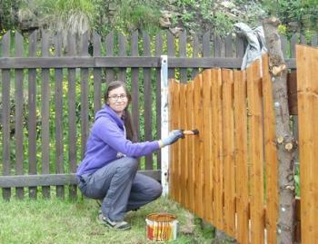 Outdoors work in the far East