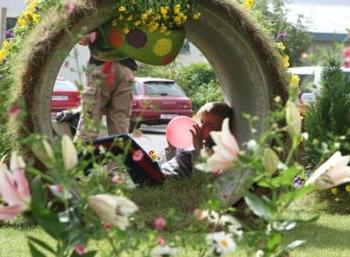 Local flower festival in South Iceland