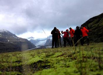 Between glaciers & lava!