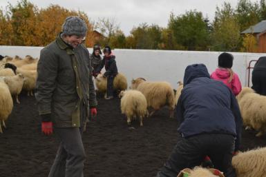 Volunteering at the feet of Eyjafjallajökull