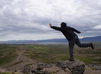 The valleys in the West of Iceland