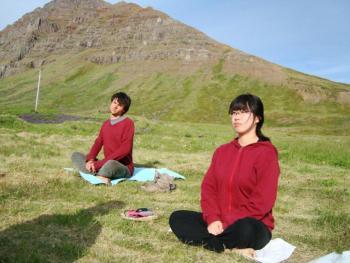 Yoga under the Midnight Sun